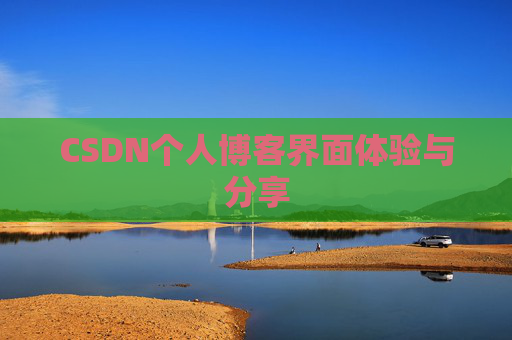 CSDN个人博客界面体验与分享