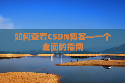 如何查看CSDN博客—一个全面的指南